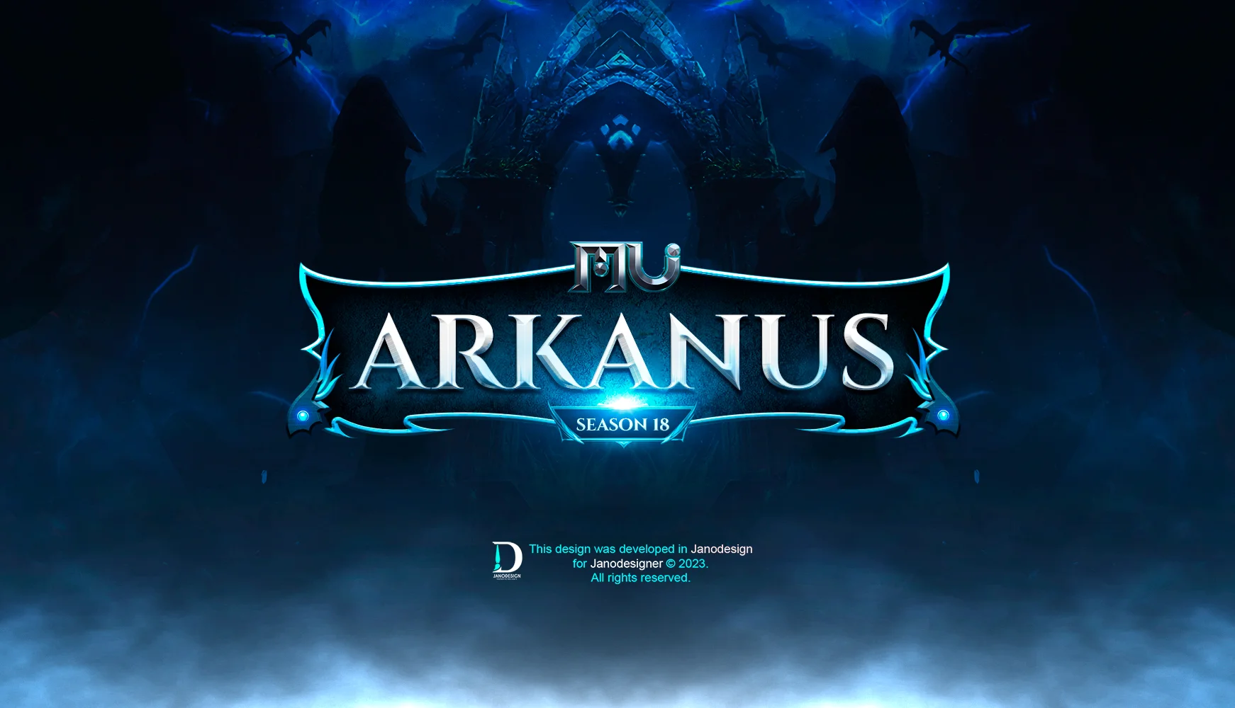 EDITABLE GAME LOGO - MU ARKANUS
